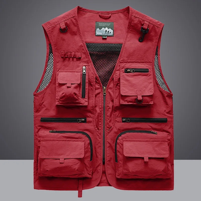 Photography Vest - متعددة جيب سريعة الجافة شبكة الصيد