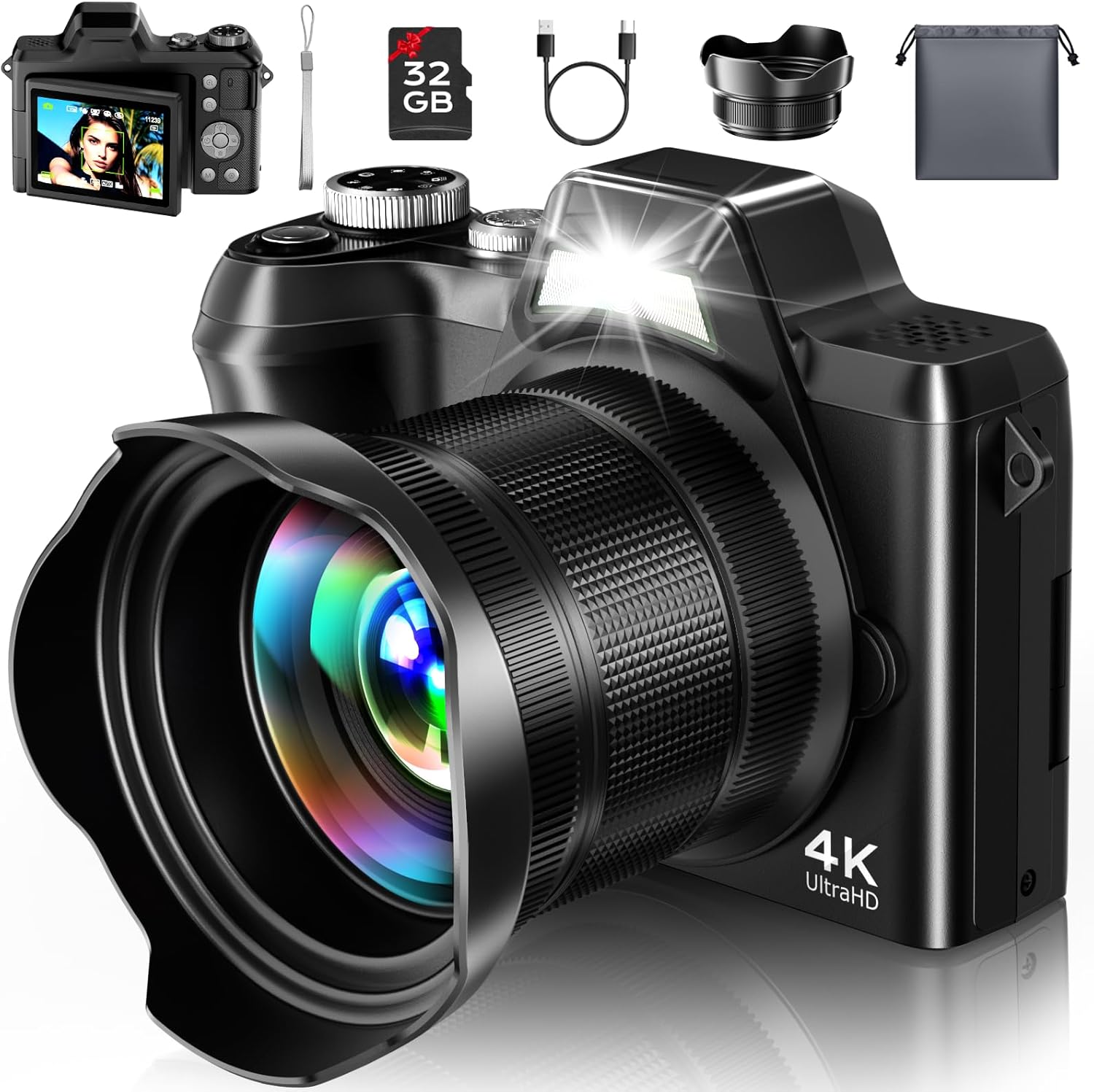 Photography Camera - كاميرا رقمية للتصوير أثناء السفر بدقة