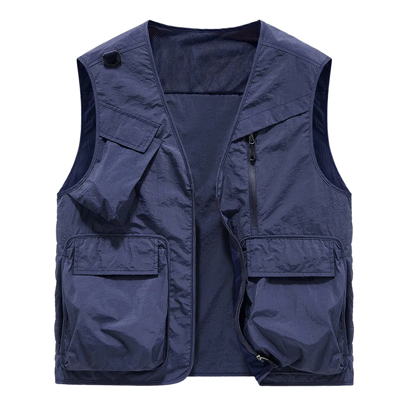 Photography Vest - سترة صيفية كبيرة الحجم للرجال، خفيفة