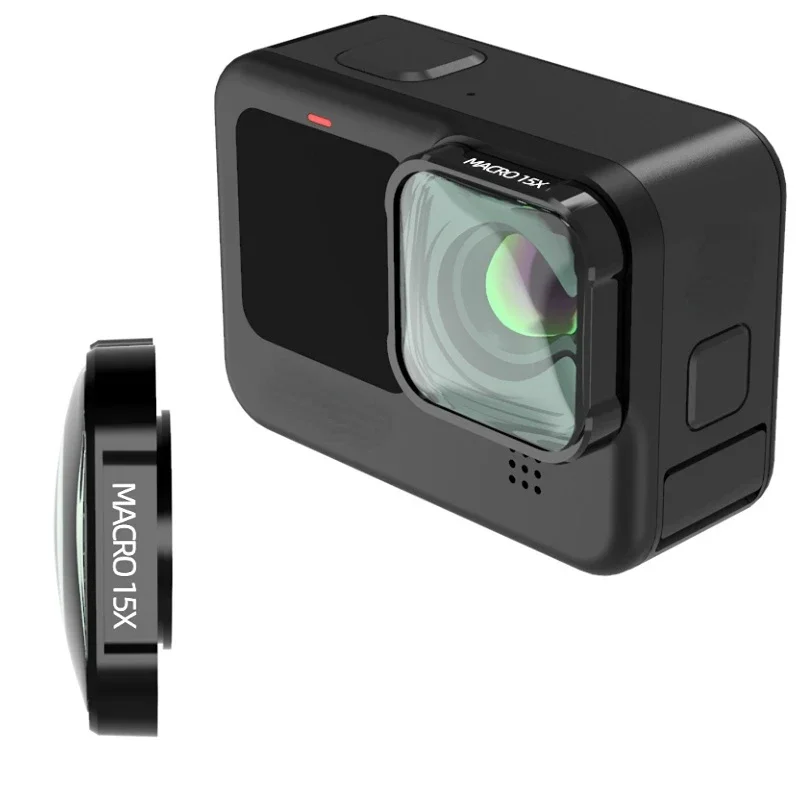 Gopro Action Camera Hero 11 Black - مرشح عدسة ماكرو عالية الدقة لبطل