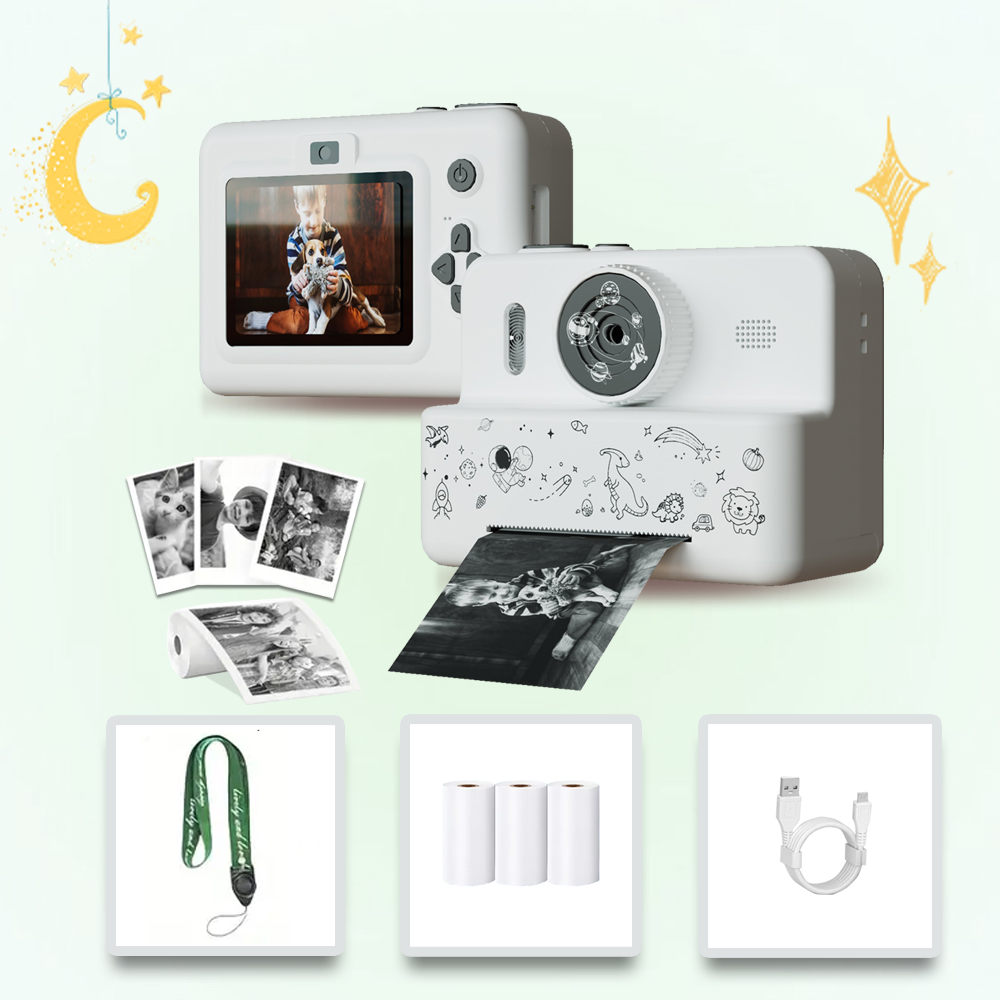 Photography And Videography - كاميرا رقمية للأطفال، طباعة فورية، مساحة
