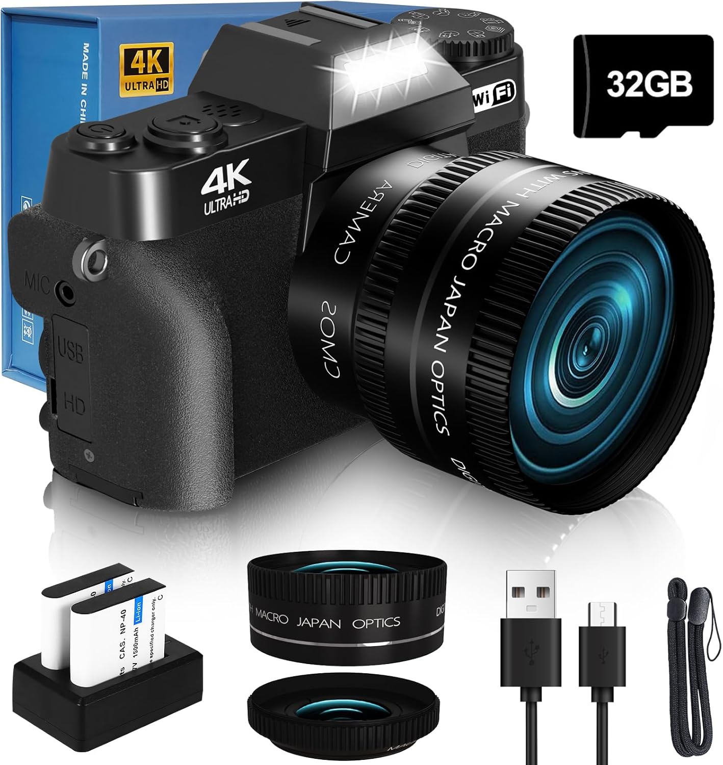 Photography Camera - كاميرا رقمية للتصوير الفوتوغرافي والفيديو مع