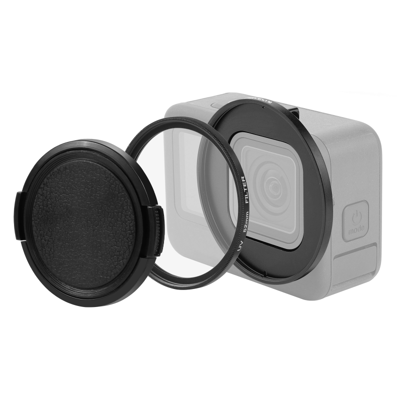 Gopro Action Camera Hero 11 Black - فلتر عدسة PULUZ 52 مم للأشعة