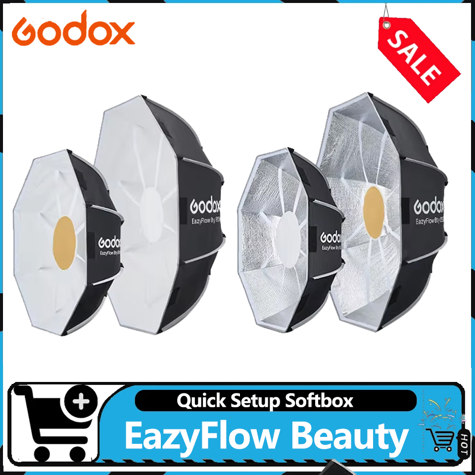 Beauty Dish Softbox - Godox EazyFlow Beauty Dish 65 سم/85