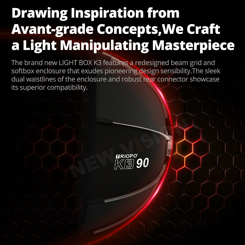 صندوق إضاءة TRIOPO K3 بحجم 55/ - مراجعة Beauty Dish Softbox وسعره