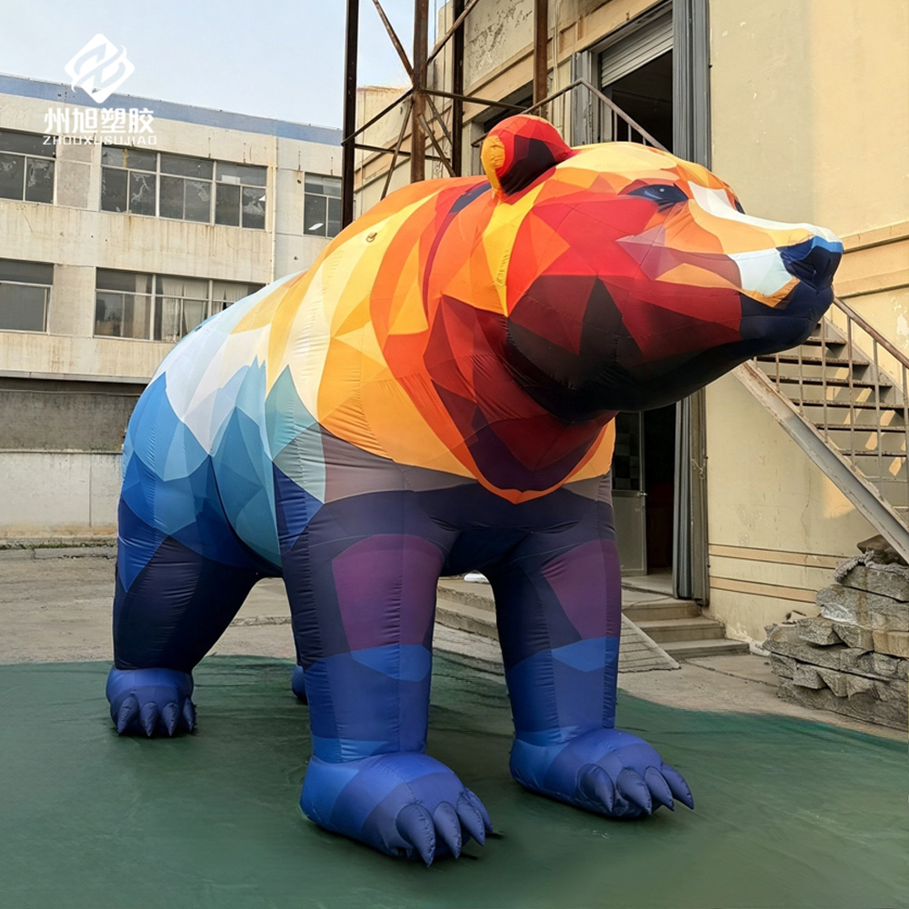 دب قابل للنفخ، يستخدم للزينة ا - مراجعة Photography Zoo وسعره