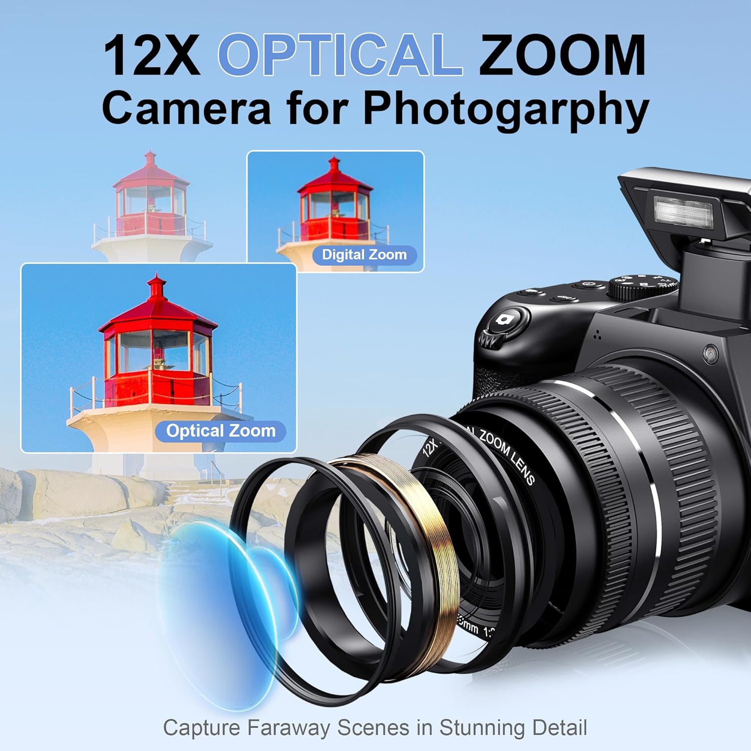 كاميرا رقمية 4K HD للتصوير الف - مراجعة Photography Natural Lighting وسعره