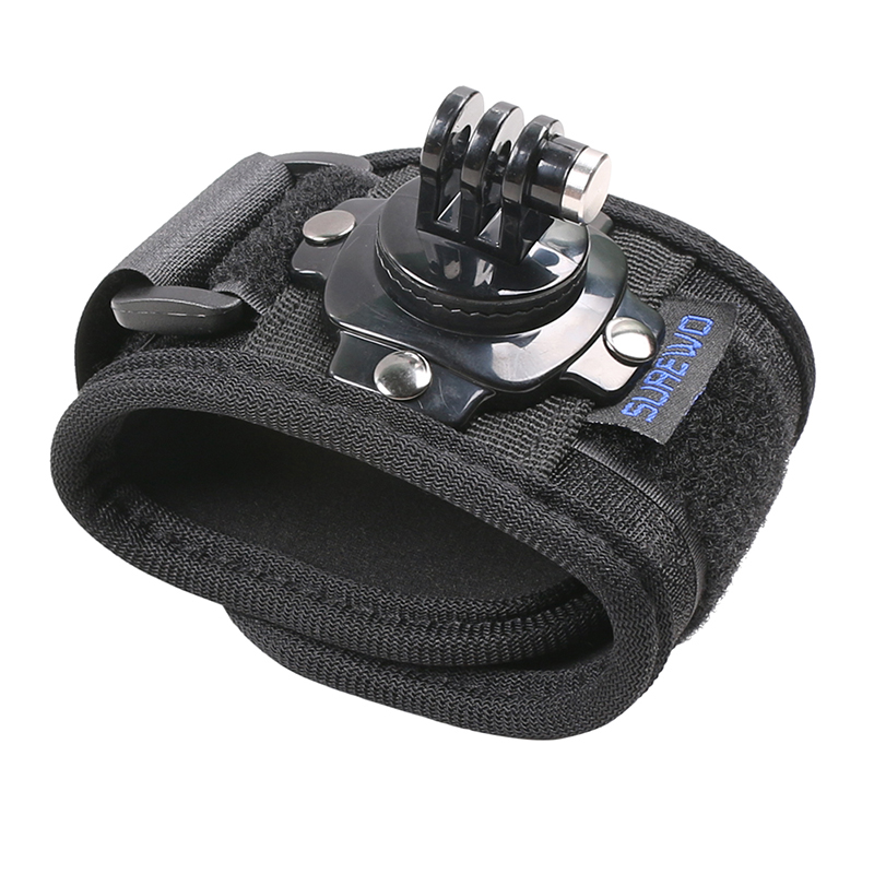 حامل حزام المعصم SUREWO متوافق - مراجعة Gopro Action Camera Hero 11 Black وسعره
