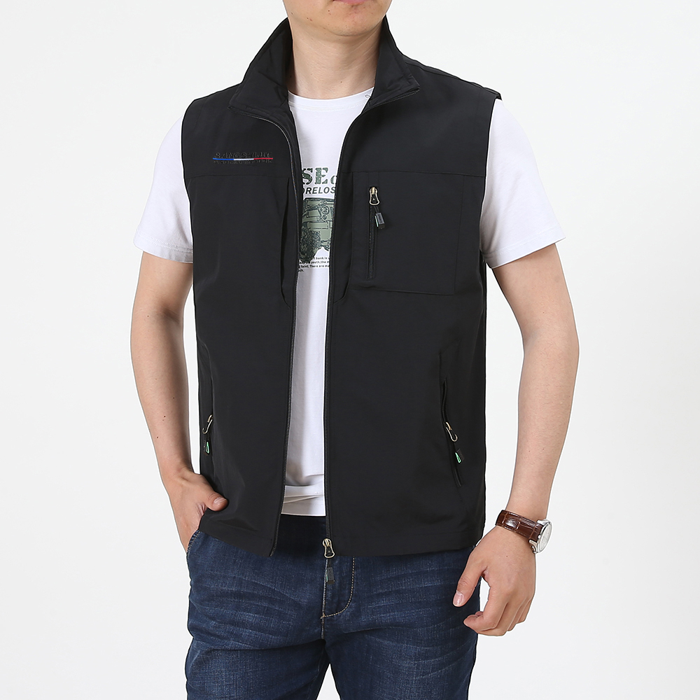 سترة رجالية كاجوال بياقة قائمة - مراجعة Photography Vest وسعره