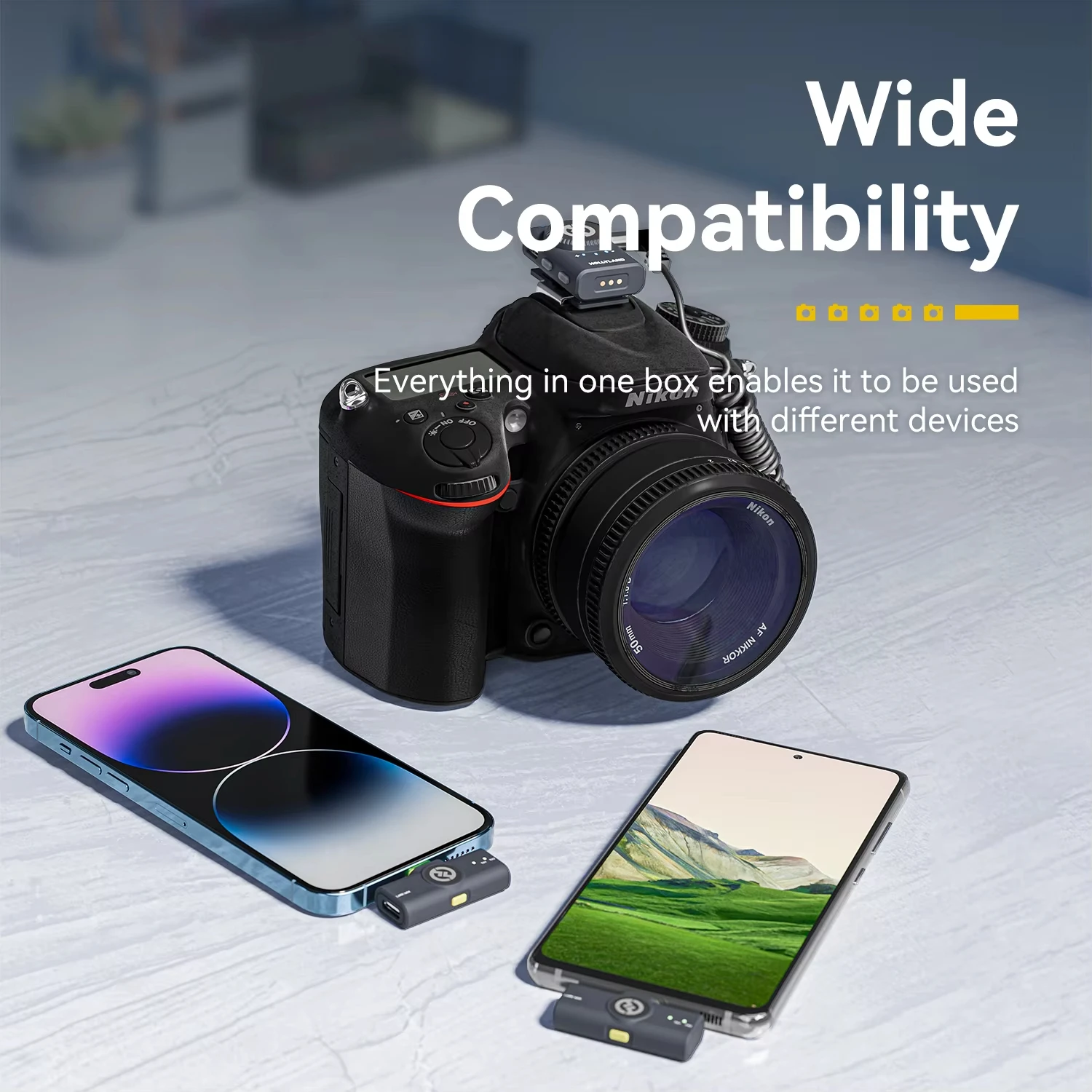 ميكروفون لافالير لاسلكي لارك M - مراجعة Photography Camera وسعره