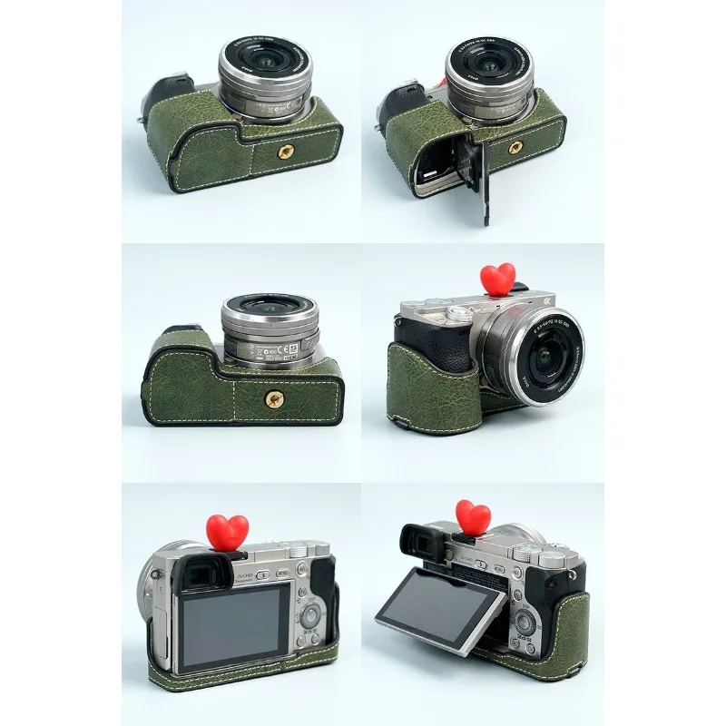 حقيبة كاميرا من الجلد الصناعي، - مراجعة Sony Camera A6400 وسعره