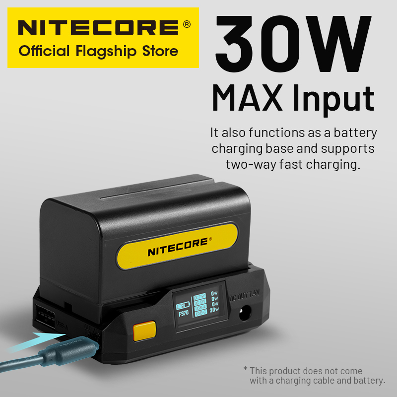 NITECORE BAP10 NP-F لوحة مهايئ - مراجعة Photography Videography وسعره