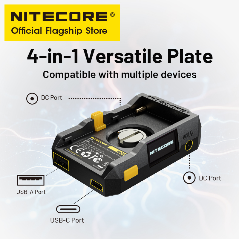 NITECORE BAP10 NP-F لوحة مهايئ - مراجعة Photography Videography وسعره