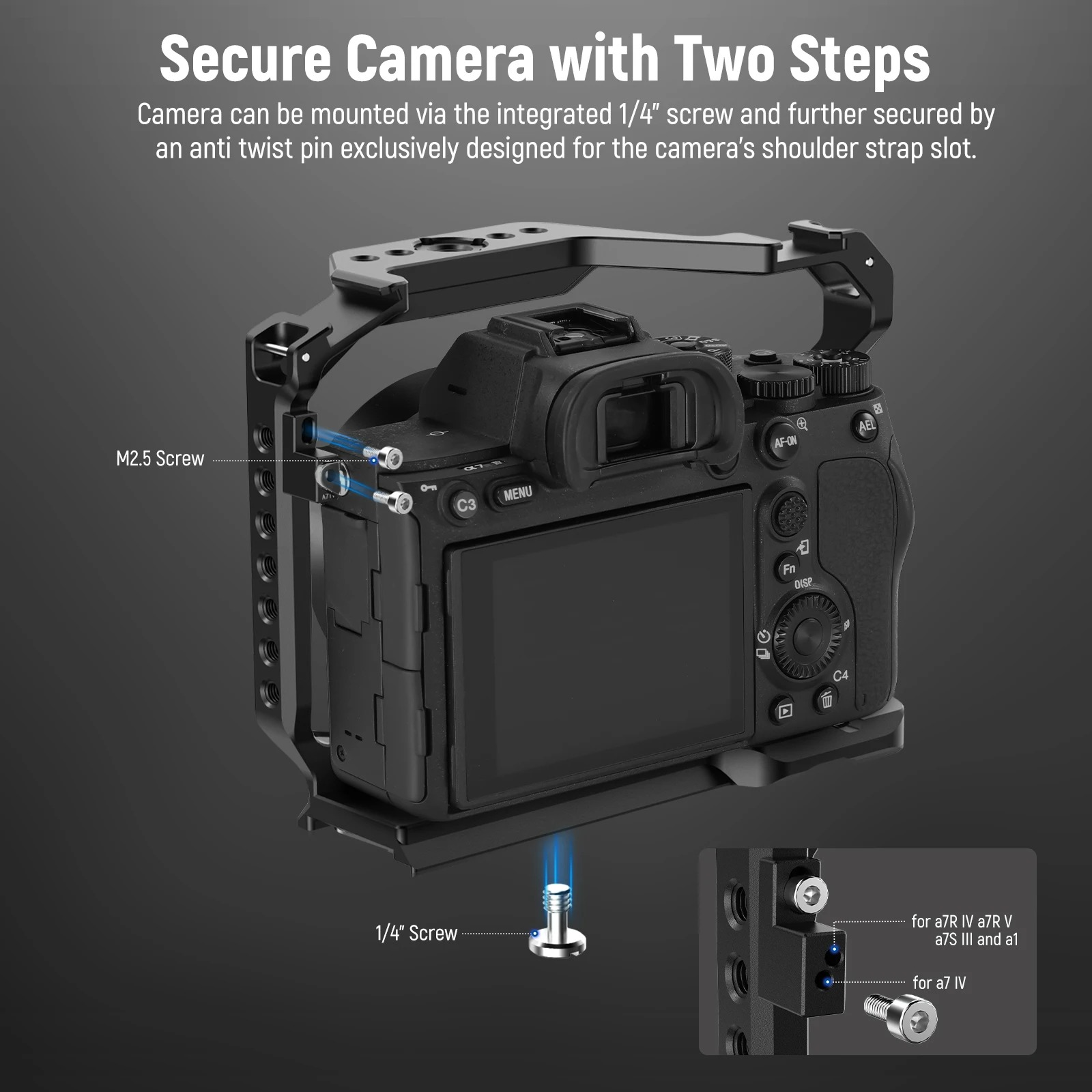 جديد قفص كاميرا لسوني a7R V/a7 - مراجعة Sony Camera A7 Iv وسعره