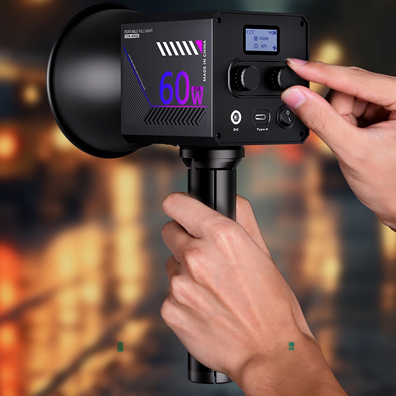 ضوء فيديو RGB بقوة 60 واط، إضا - مراجعة Photography Natural Lighting وسعره