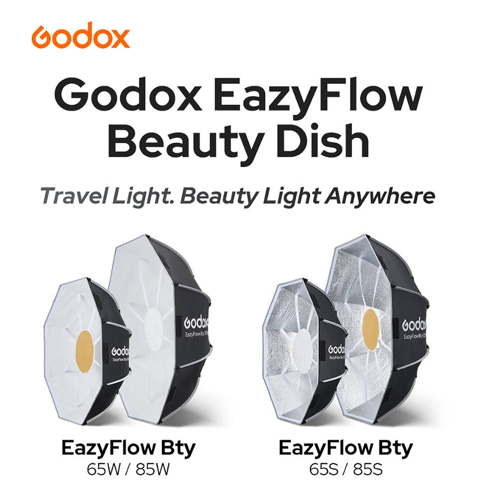 Godox EazyFlow Beauty Dish 65  - مراجعة Beauty Dish Softbox وسعره