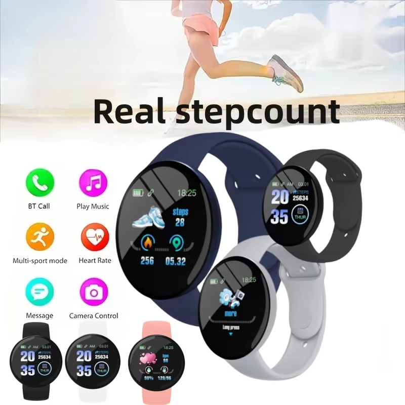 D18 Smartwatch شاشة ملونة دائر - مراجعة Photography Grid وسعره