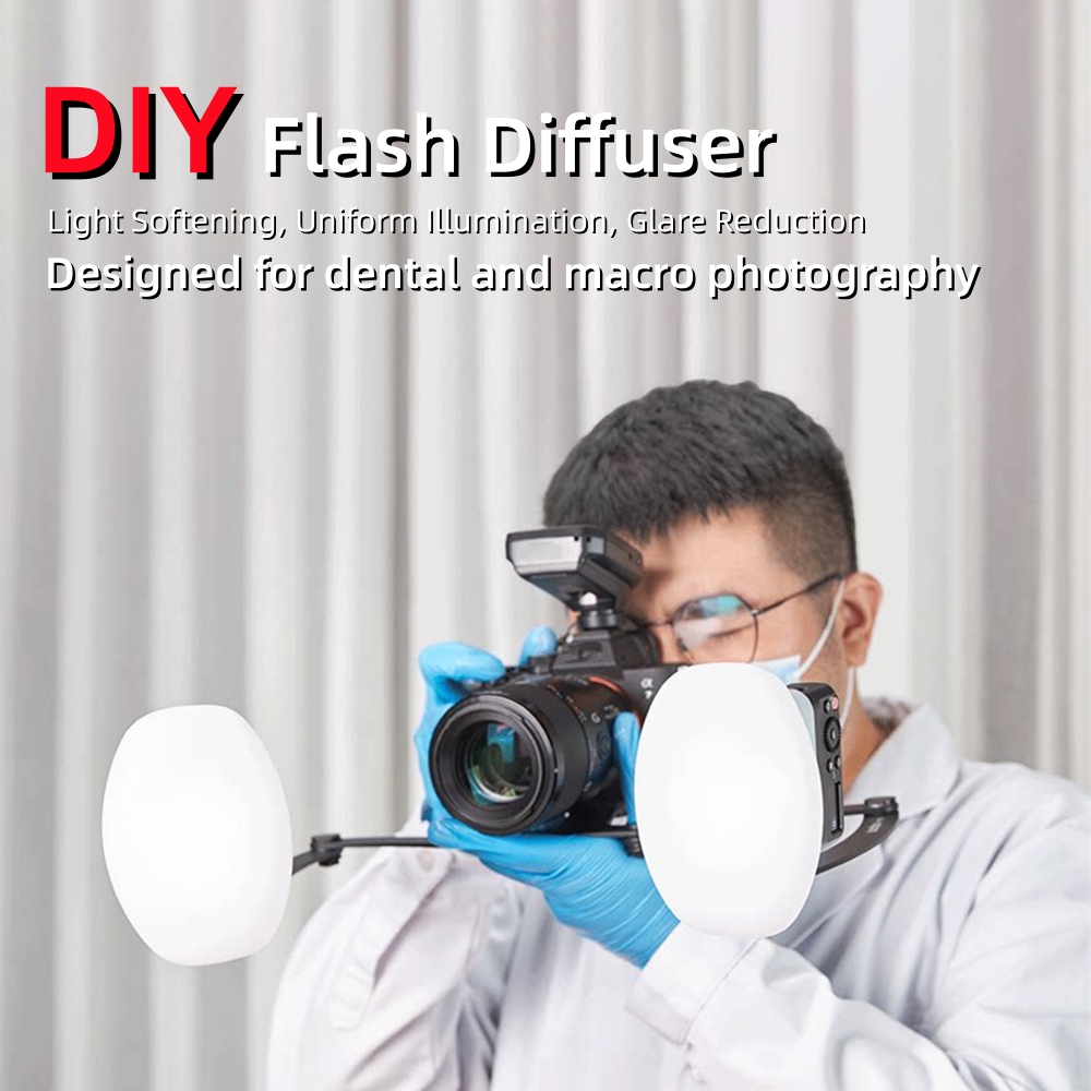 قطعتان من ناشر ضوء فلاش ماكرو  - مراجعة Photography Natural Lighting وسعره