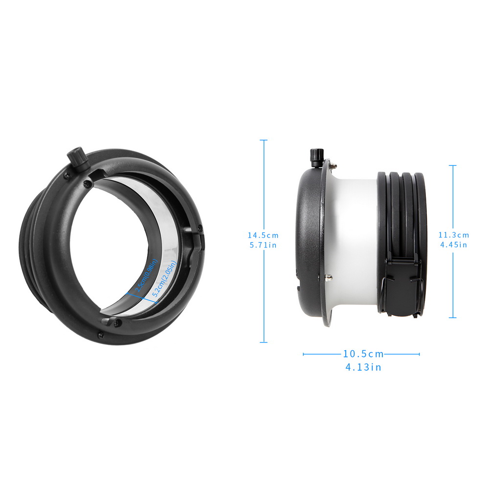 محول Speedring Head to Bowens  - مراجعة Beauty Dish Softbox وسعره
