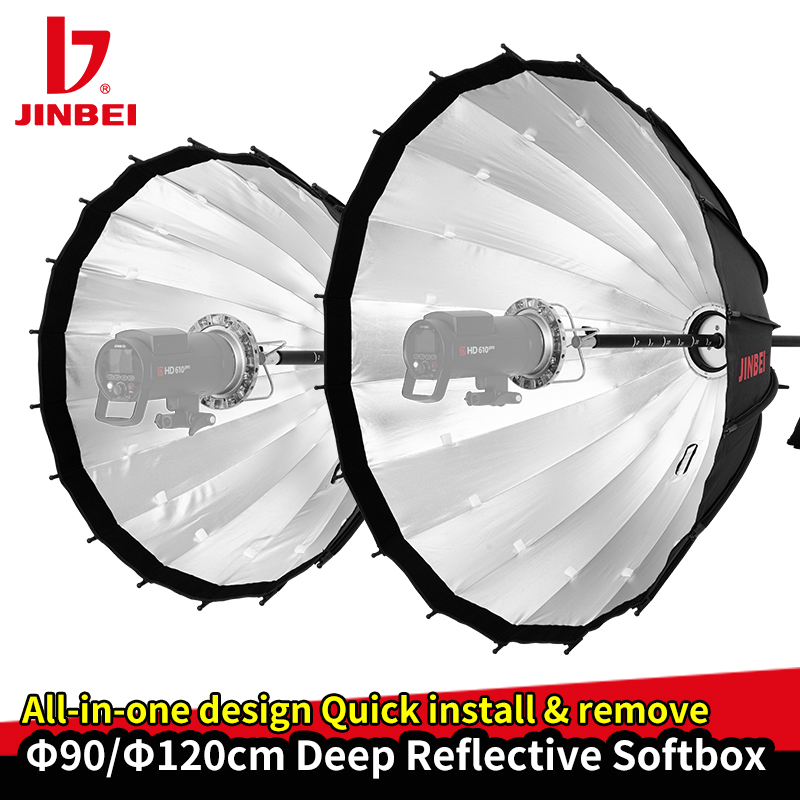 صندوق إضاءة عاكس عميق من JINBE - مراجعة Photography Grid وسعره